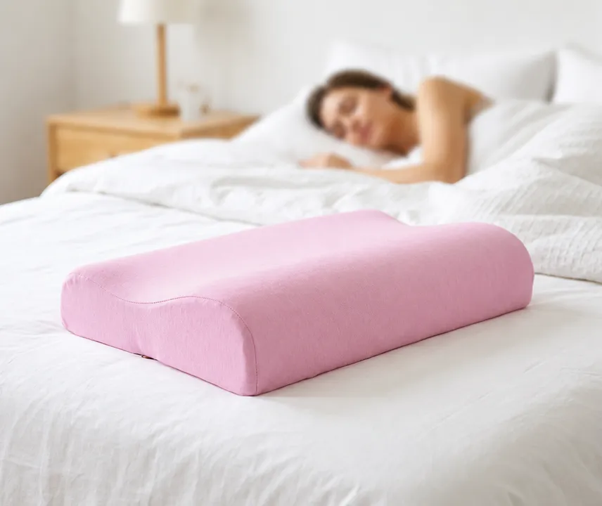 Customized contour memory foam pillow